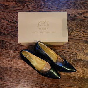 Mona Flying Womens Leather Heels for Work Party